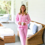 Paloma Pajama Set - Pink Striped