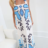 Paloma Printe Sleeveless Strap Dress - Multi