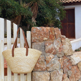 Oversized Straw Beach Bag : Natural