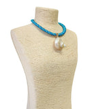 Seashell Necklace - Blue