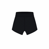 Fancy Fleece Lined Shorts - Black
