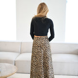 Lillie Print Maxi Skirt - Leopard