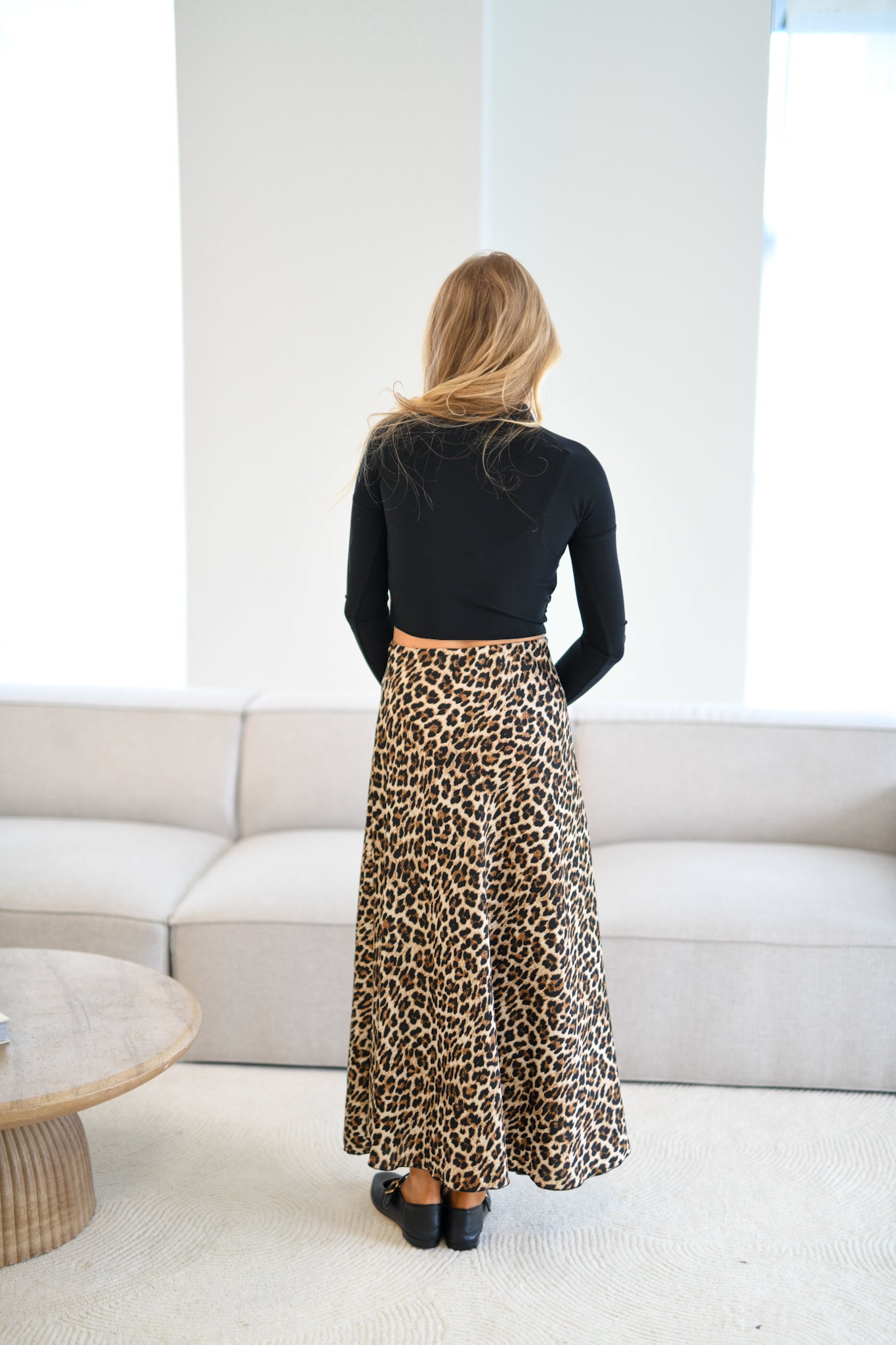 Lillie Print Maxi Skirt - Leopard