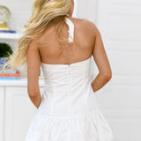 Tara Balloon Dress - White