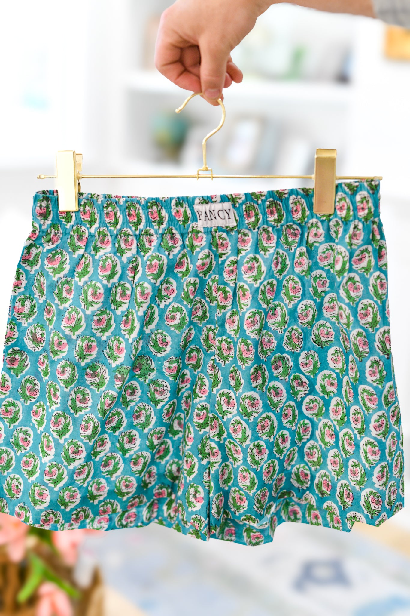 Kennedy Boxer Shorts - Teal