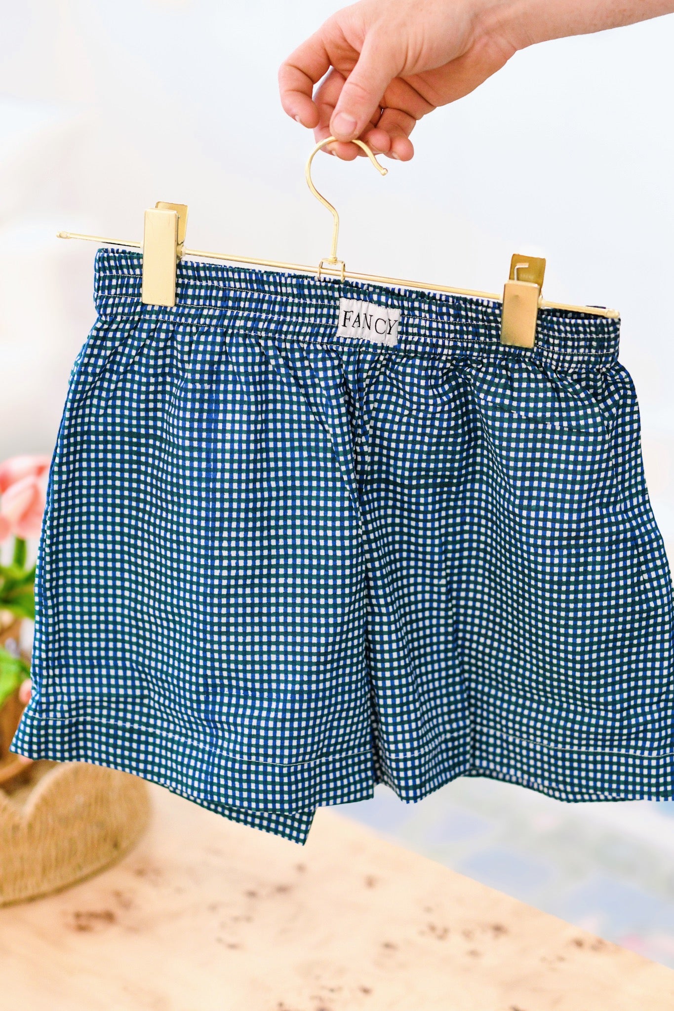 Keelie Boxer Shorts -  Navy