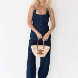 Abbi Straight Leg Pants - Denim