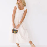 Kim Midi Dress - Ecru