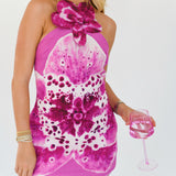 Ollie Accent Mini Dress - Orchid