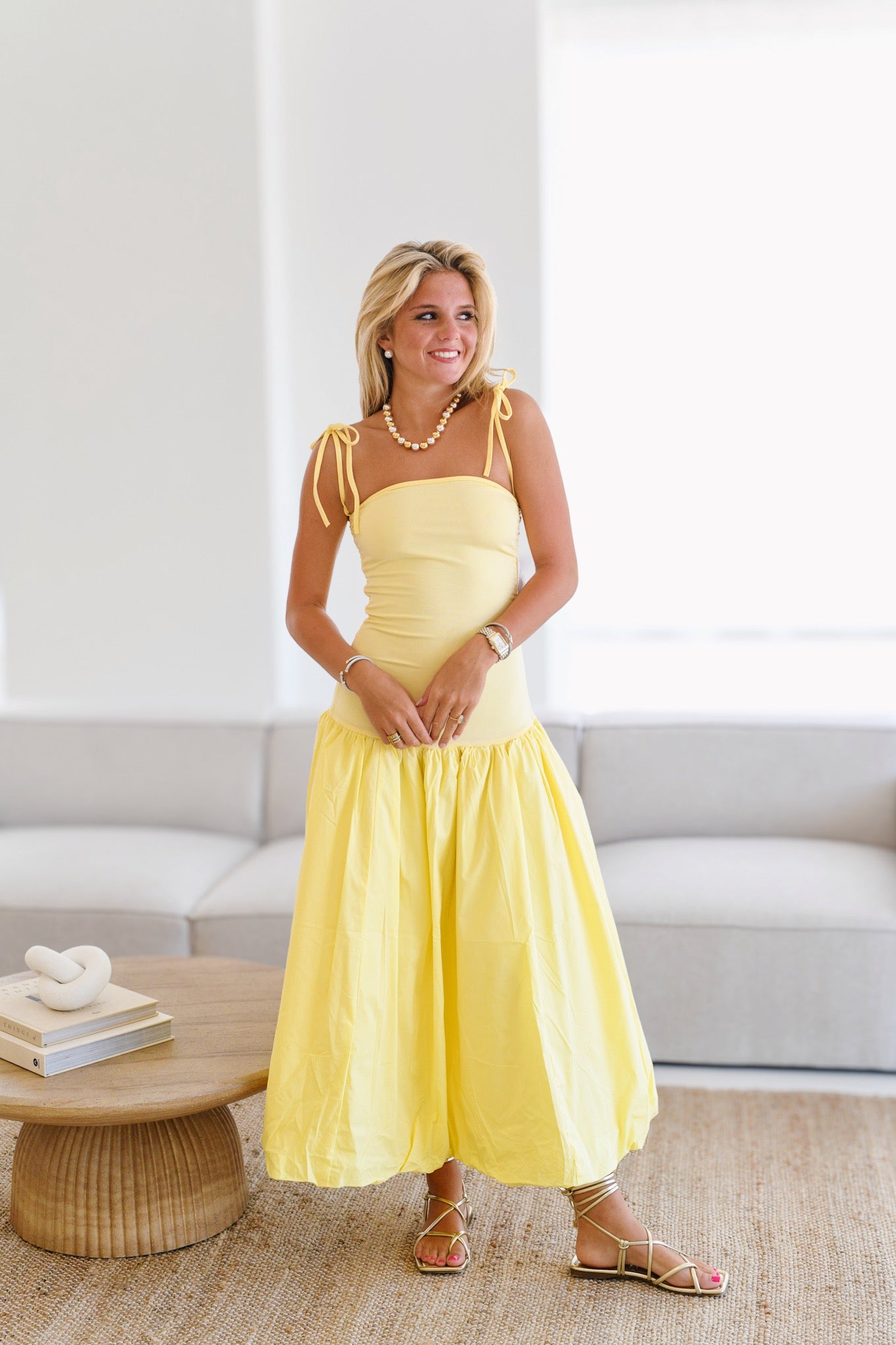 Alexa Dress - Yellow