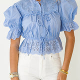 Cora Blouse - Periwinkle