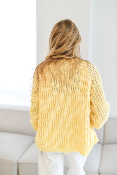 Nova Knit Cardigan - Yellow