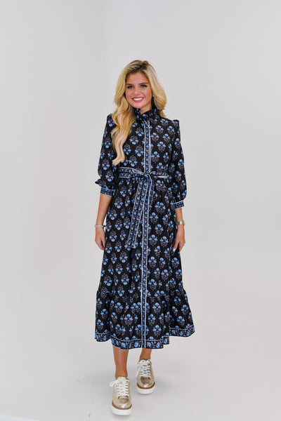 Jameson Maxi Dress - Navy