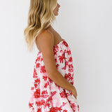 Peyton Mini Bubble Dress - Red/Pink (PREORDER)