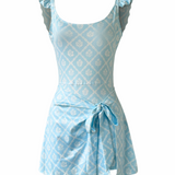 Maggie Ruffle Easy Fit - Baby Blue