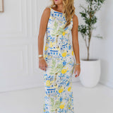 Alanna Bart Town Mizie Open Back - Blue Multi