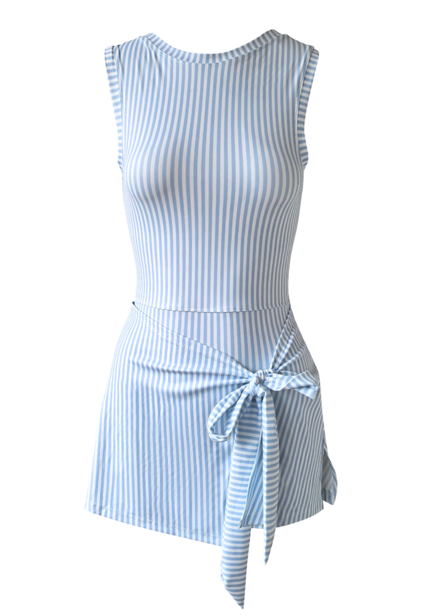 Claire Easy Fit - Blue/White Stripe