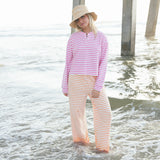 Fancy Striped Button Pants