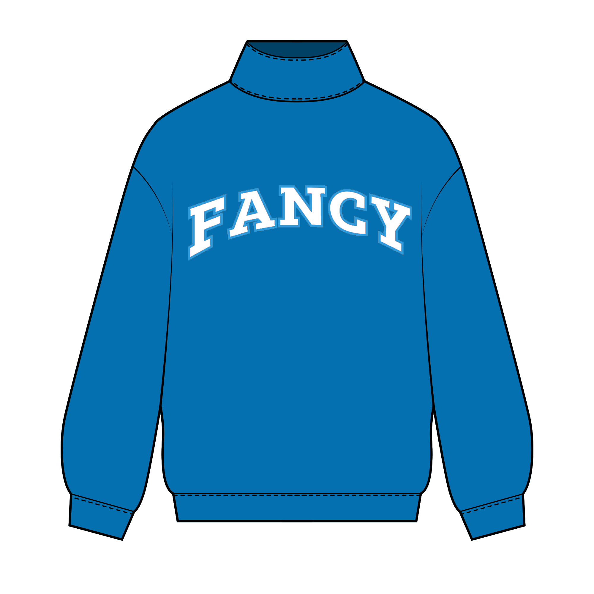 Fancy Oversized Mockneck