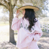 Fancy Oversized Mockneck - Light Pink Camo