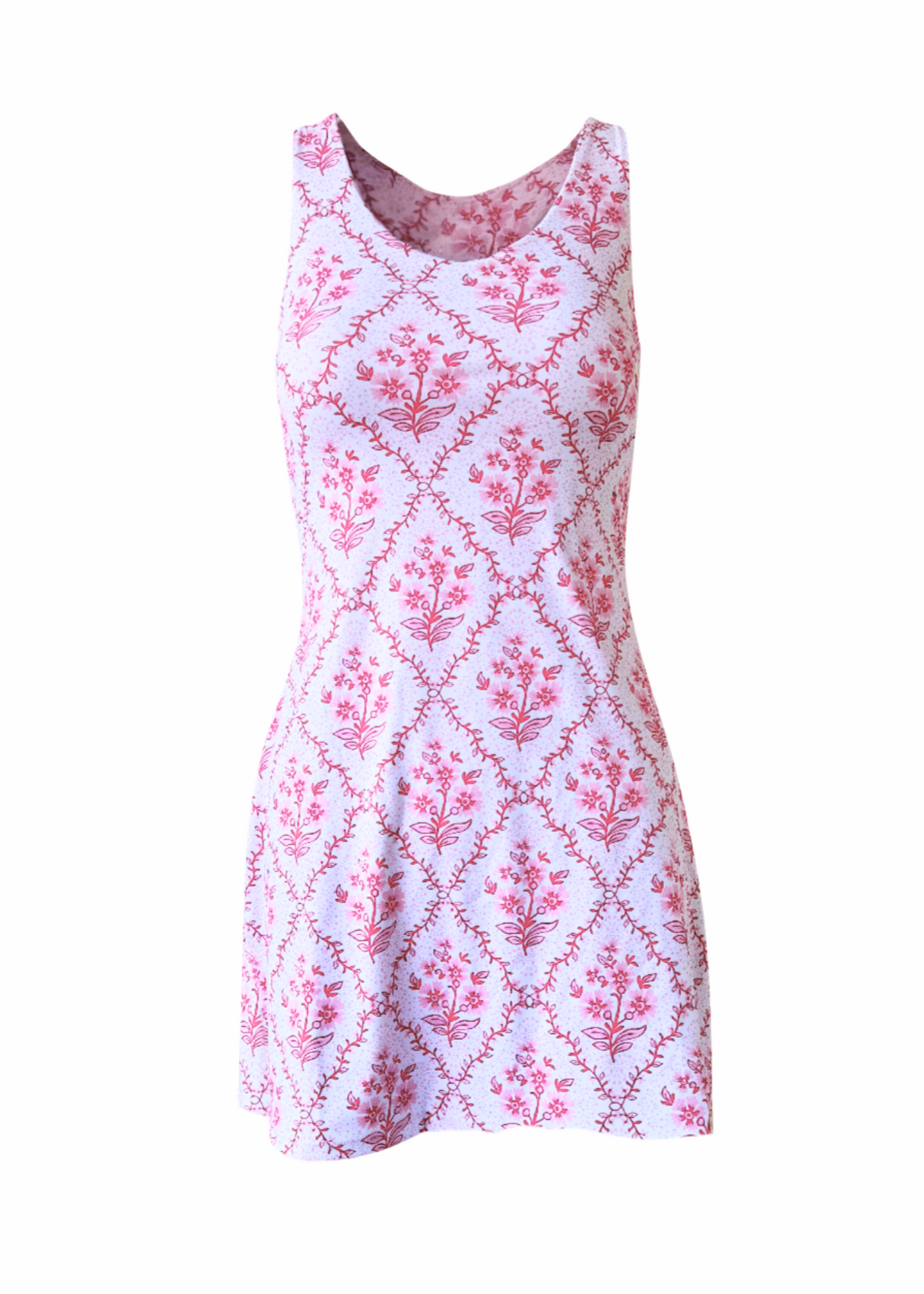 Lizzy On The Move Fit Dress - Pink Floral