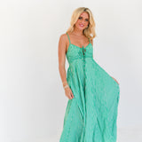 Maisey Striped Maxi Dress - Green