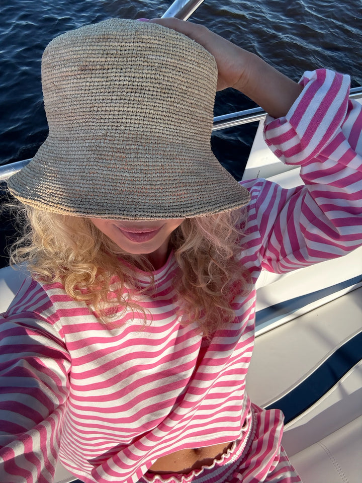 Isla - Raffia Bucket Hat