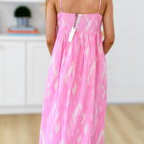 Lizzy Maxi Dress - Pink Cream