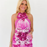 Ollie Accent Mini Dress - Orchid