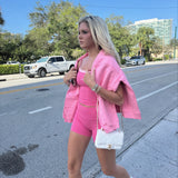 Fancy FitFlow Double Layered Tank - Paradise Pink