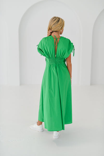 Kellie Flower Dress - Green