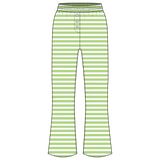 Fancy Striped Button Pants