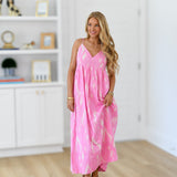 Lizzy Maxi Dress - Pink Cream