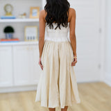 Harmony Tube Midi Dress - Off White