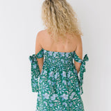 Addi Strapless Mini Dress - Emerald Green