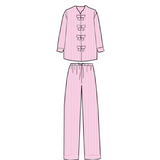 Paloma Pajama Set - Pink Striped