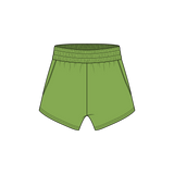 Fancy Fleece Lined Mini Shorts - Palm