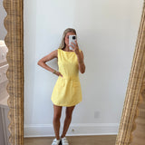 Katie Sleeveless Romper - Yellow
