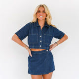 Danielle Denim Set - Dark Denim
