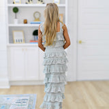 Mindy Ruffled Knit Set - Dusty Mint