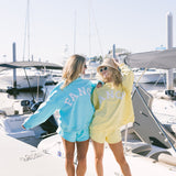 Breakers Oversized Lightweight Mockneck - Ocean Teal