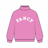 Breakers Oversized Lightweight Mockneck - Flamingo Pink