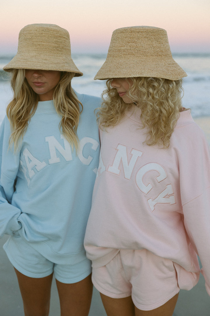 Fancy Oversized Mockneck - Pastel Pink (PREORDER)