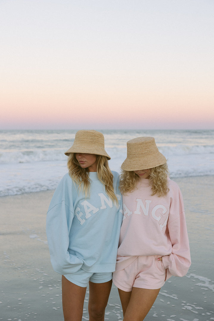 Fancy Oversized Mockneck - Pastel Pink (PREORDER)