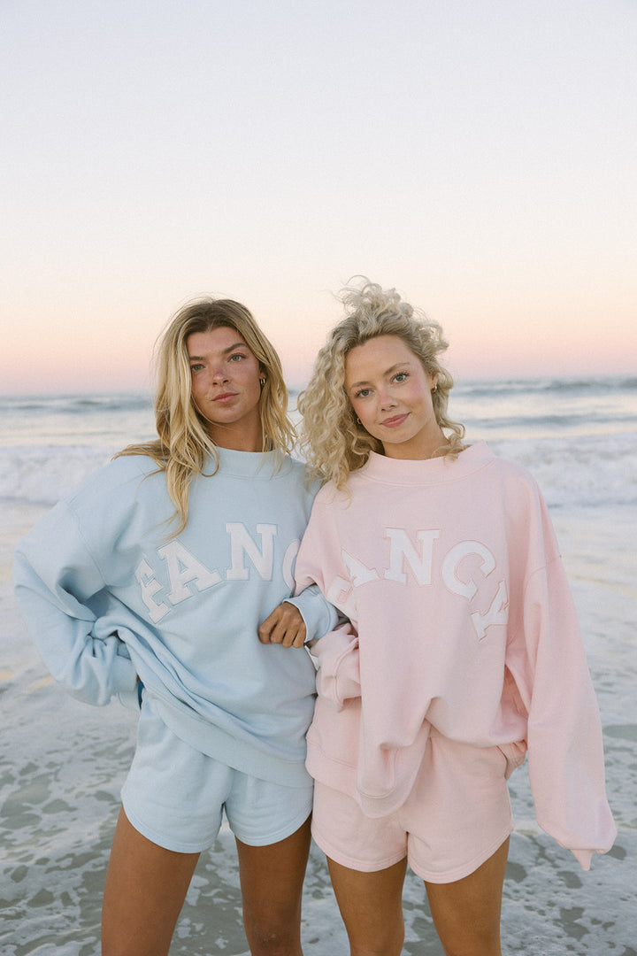 Fancy Oversized Mockneck - Pastel Pink (PREORDER)