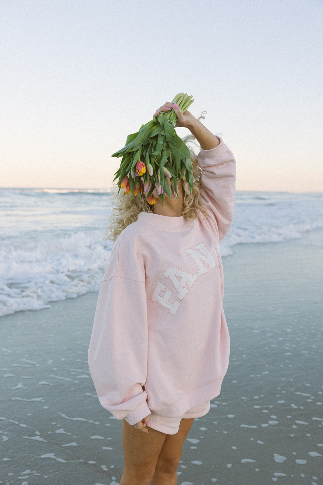 Fancy Oversized Mockneck - Pastel Pink (PREORDER)