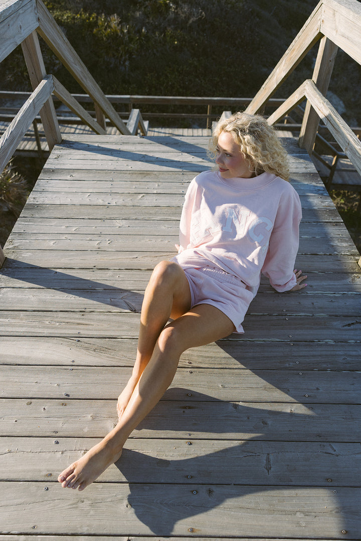 Fancy Oversized Mockneck - Pastel Pink (PREORDER)