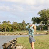 Fancy Striped Shorts - Navy/White