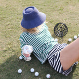 Fancy Striped Shorts - Navy/White