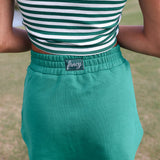 Fancy French Terry Skort - Fairway Green